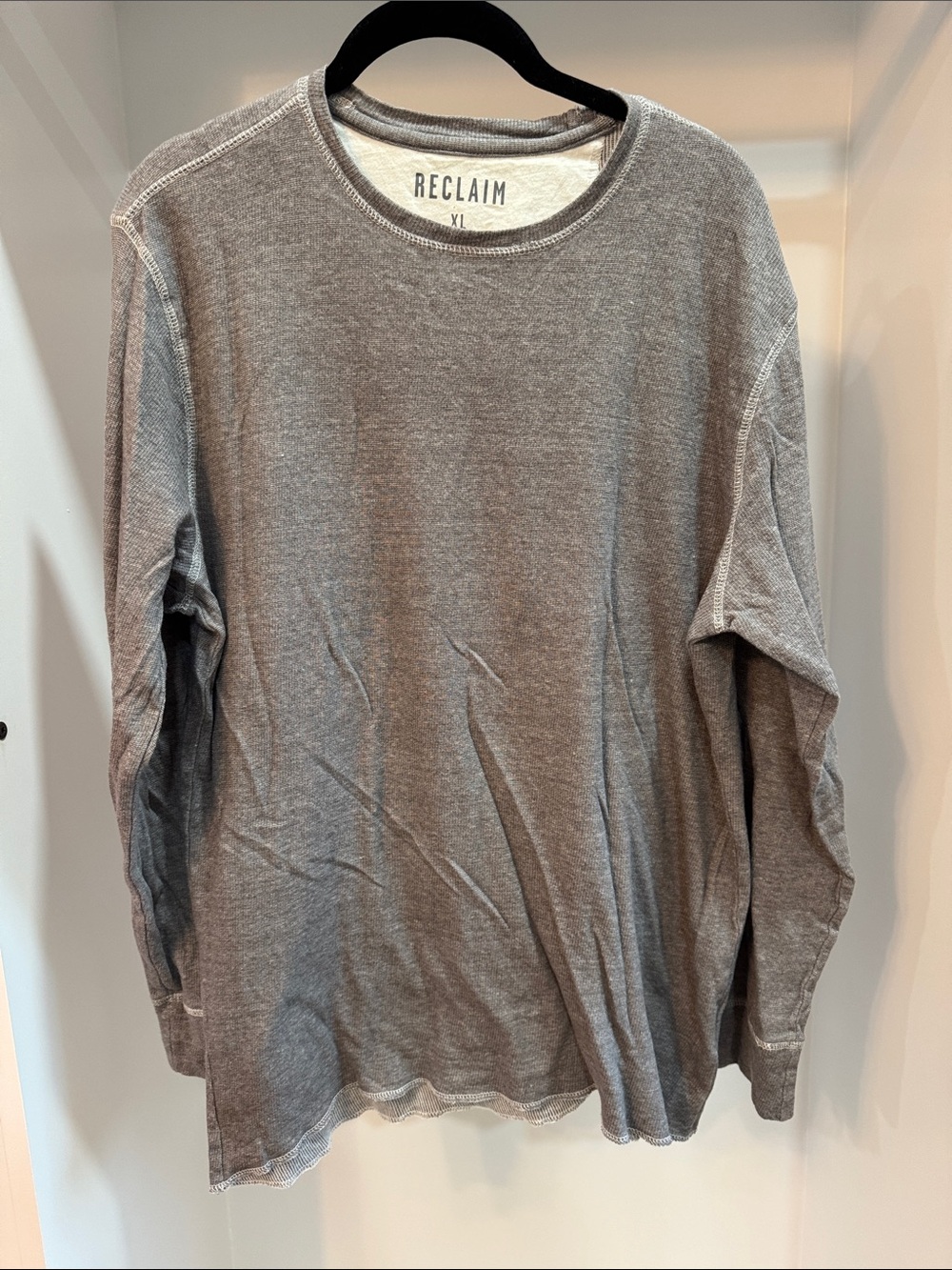 Men's Long Sleeve Shirt - Gray